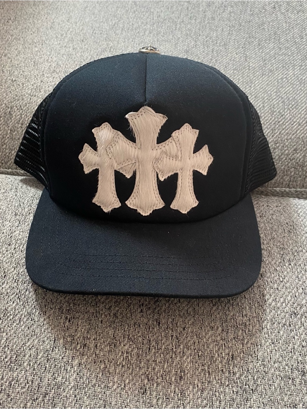 Chrome Hearts Calf Hair Cemetery Hat